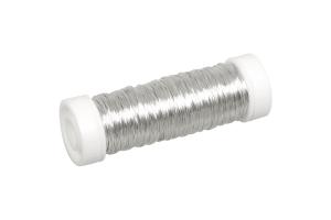 Klppeldraht 0,3 mm  silber - 50 m